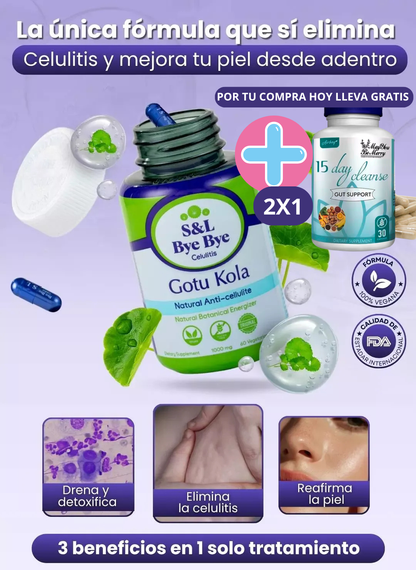 Bye Bye Celulitis + GRATIS 15 Day Cleanse