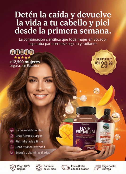 Dúo Rescate Capilar Ruths Mary y Hair Premium